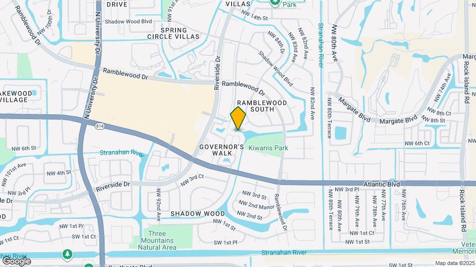 8713 NW 6th Ct Map and Location Details