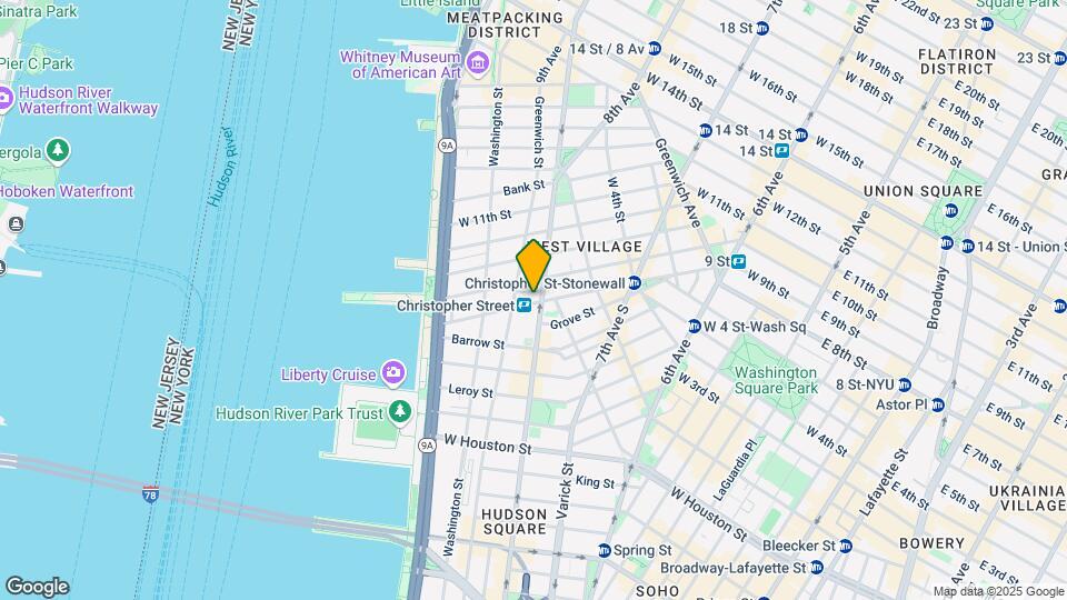 131 Christopher St, Unit 2B Map and Location Details