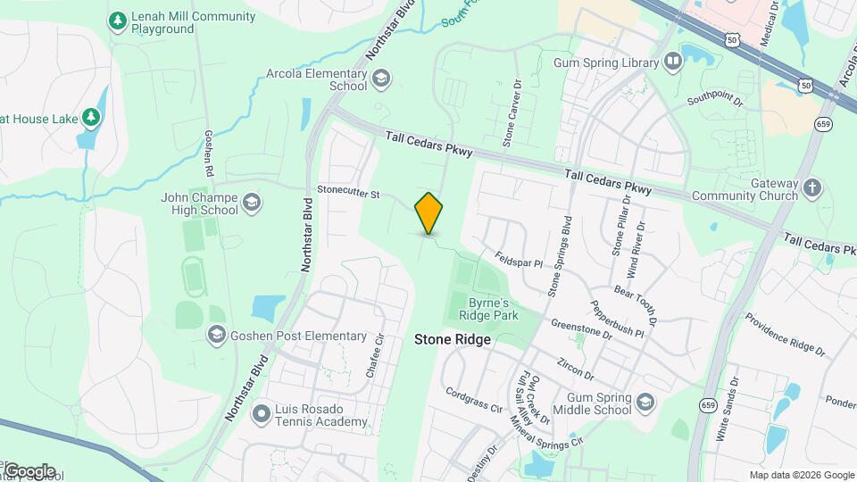 24800 Beardgrass Pl Map and Location Details