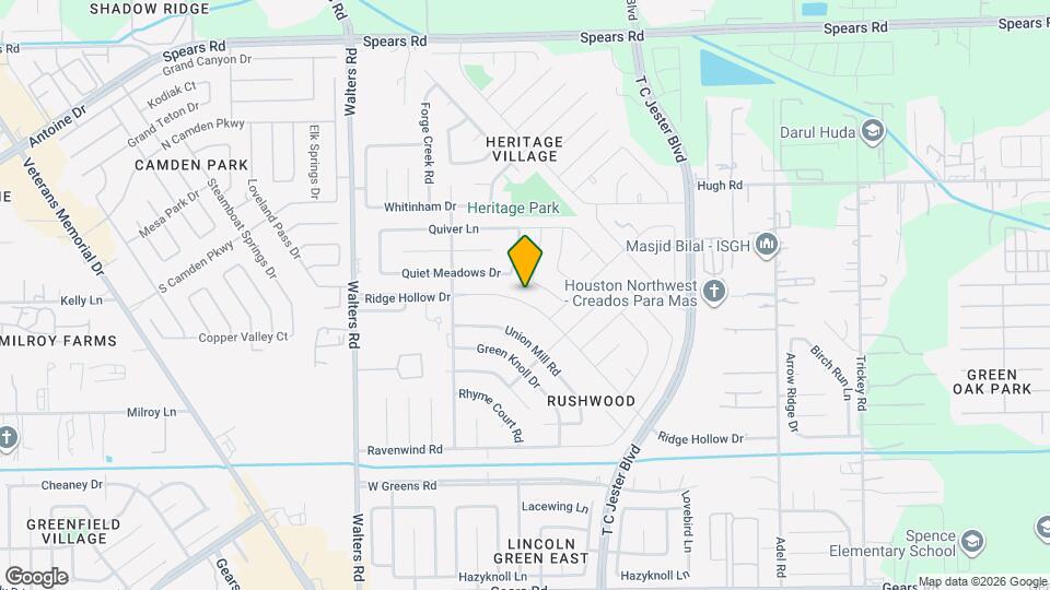 2406 Ridge Hollow Dr Map and Location Details