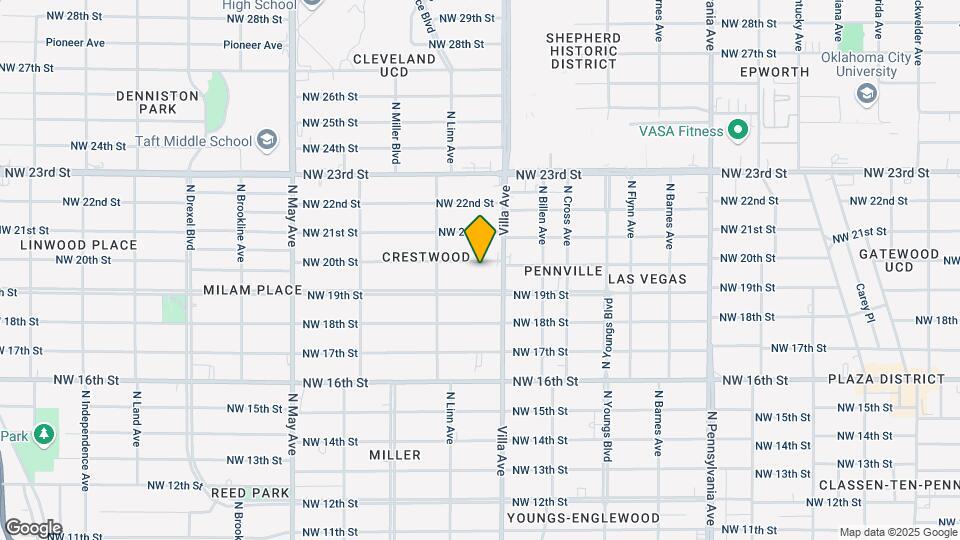 2518 NW 20th St Map and Location Details