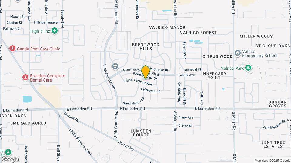 1910 Citrus Orchard Way Map and Location Details