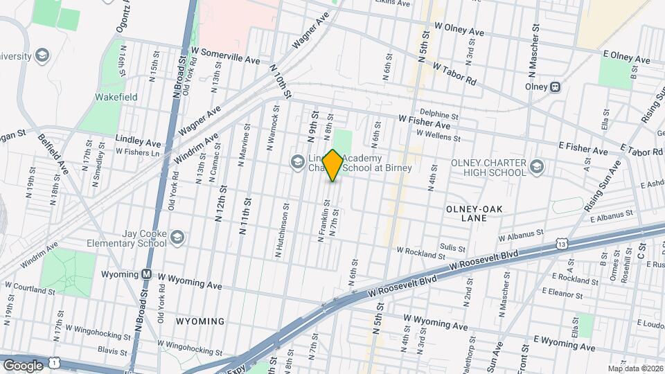 5041 N Franklin St Map and Location Details