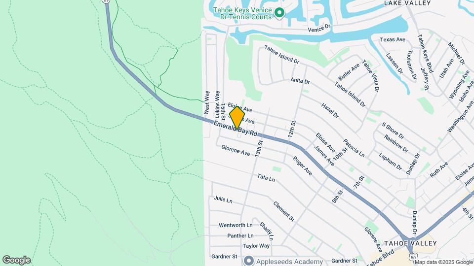 580 Emerald Bay Rd Map and Location Details