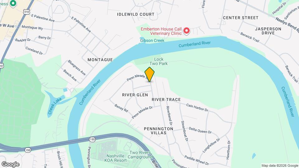 2637 River Meade Way Map and Location Details