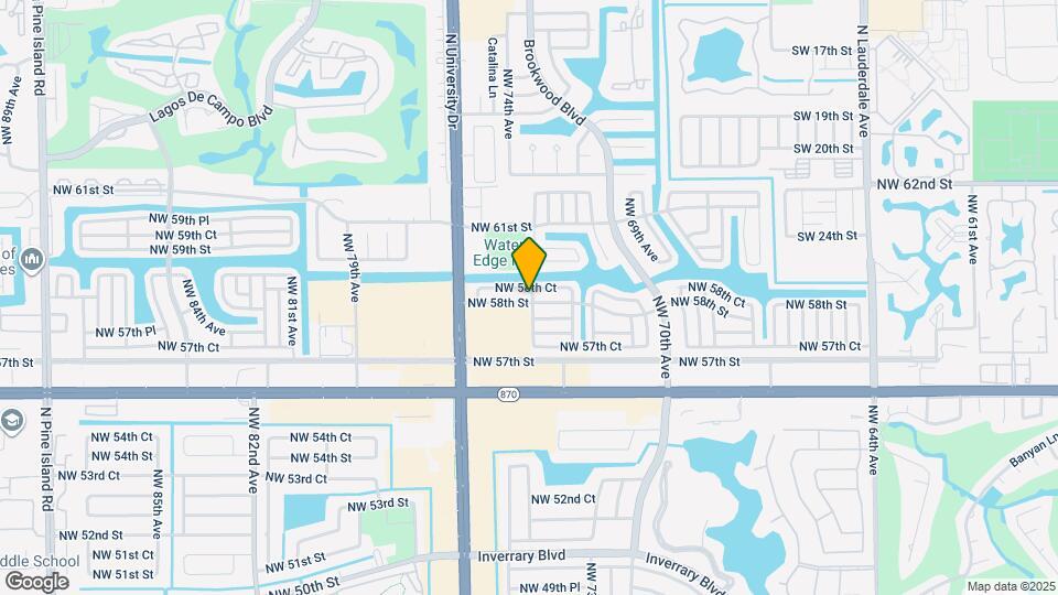 7401 NW 58th St Map and Location Details