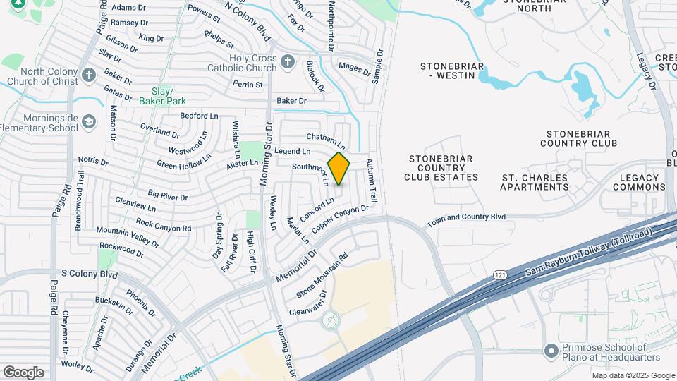 5929 Legend Ln Map and Location Details