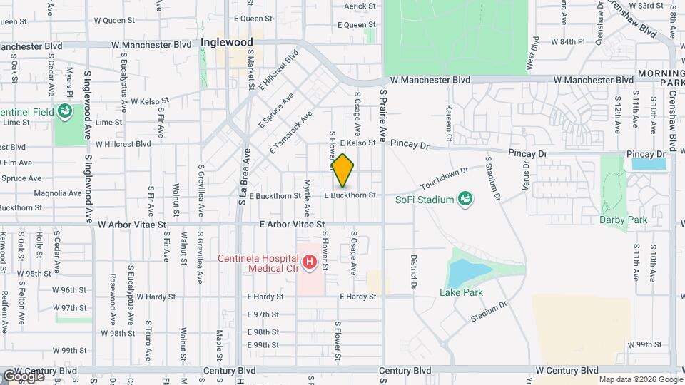 509 E Buckthorn St Mapa y Detalles de la Ubicación