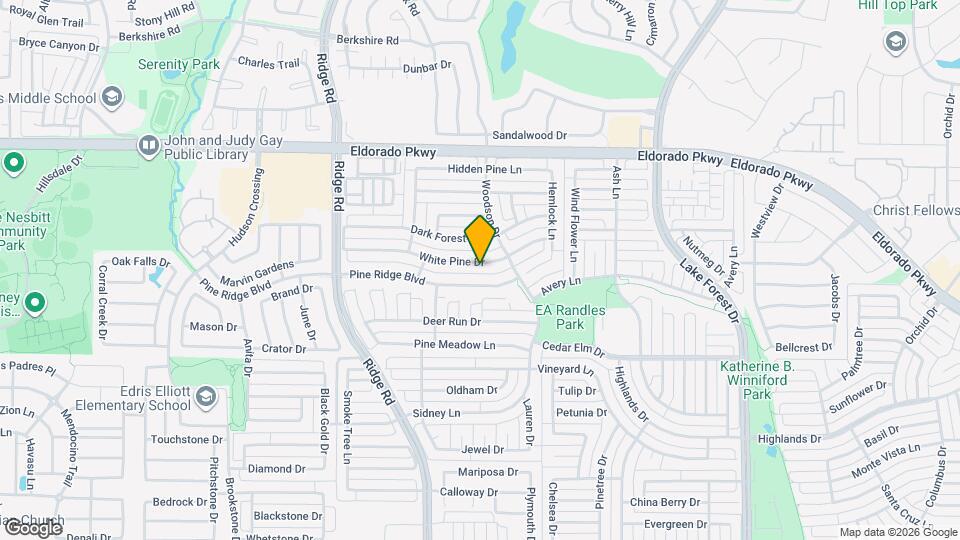 5829 White Pine Dr Map and Location Details