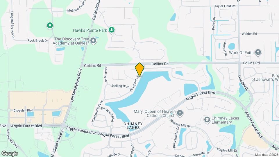 9260 Prosperity Lake Dr Map and Location Details