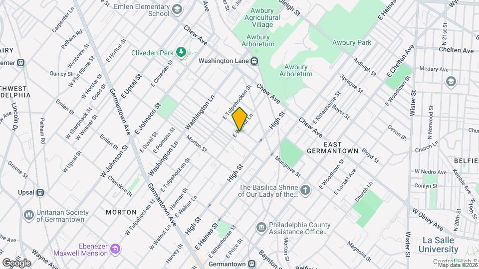 412 E Walnut Ln Map and Location Details