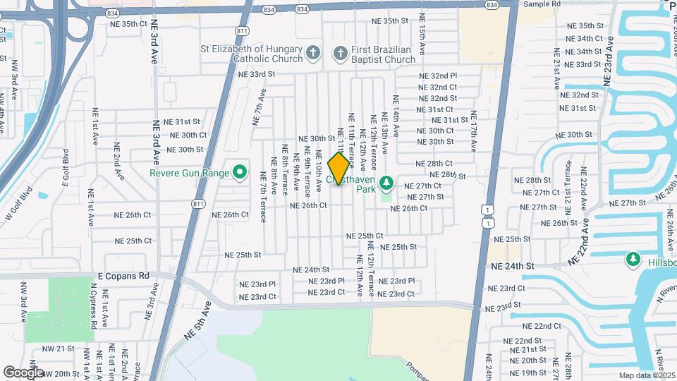 2731 NE 11th Ave Map and Location Details