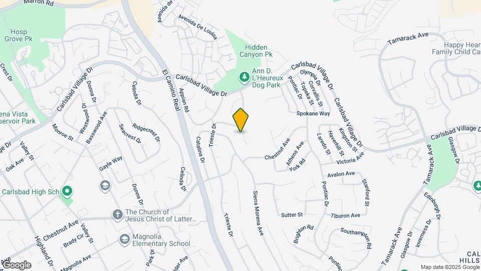 3505 Santa Clara Way Map and Location Details