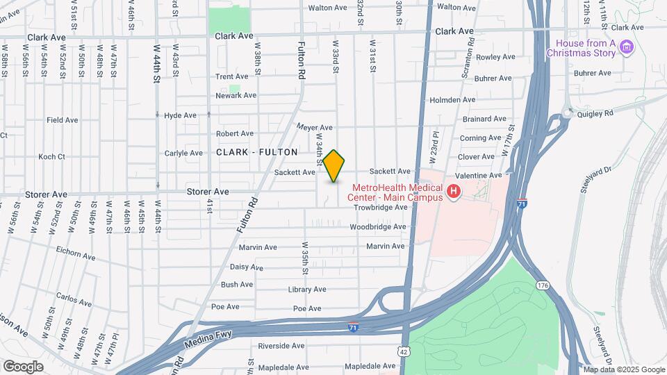 3356 W 33rd St Map and Location Details