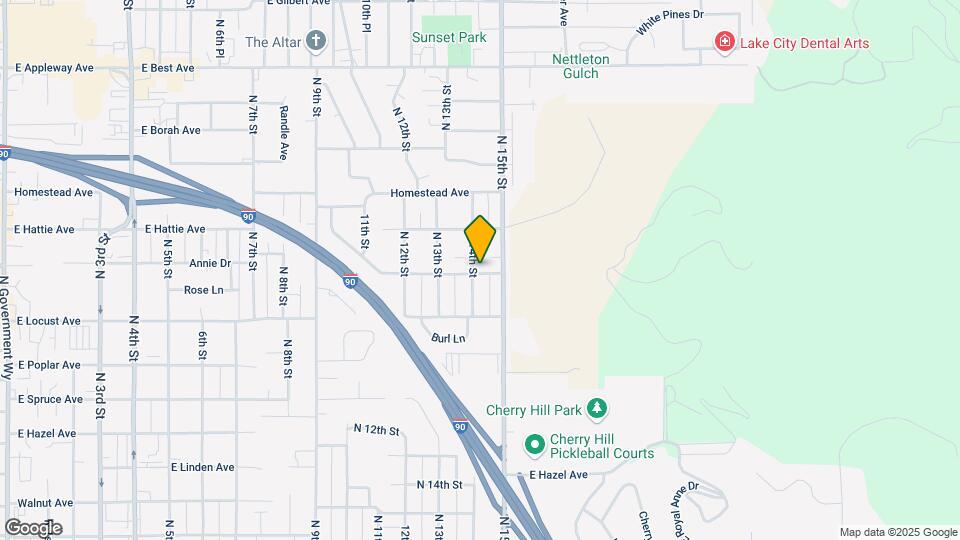1419 Syringa Dr Map and Location Details