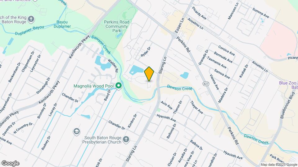 1652 Cedar Lake Dr, Unit D Map and Location Details