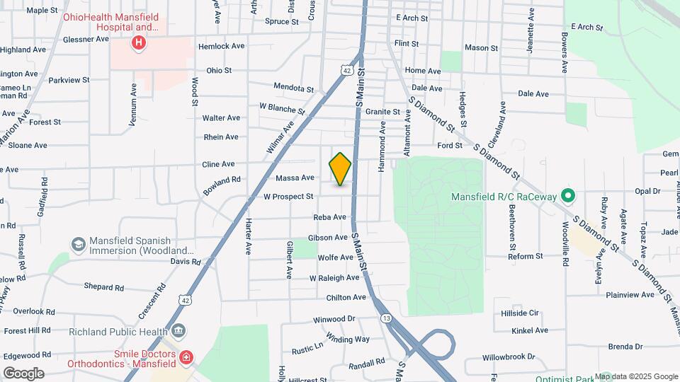 24 W Prospect St Map and Location Details