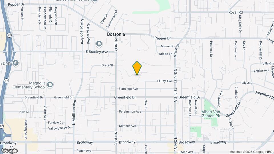 1176 Dawnridge Ave Map and Location Details