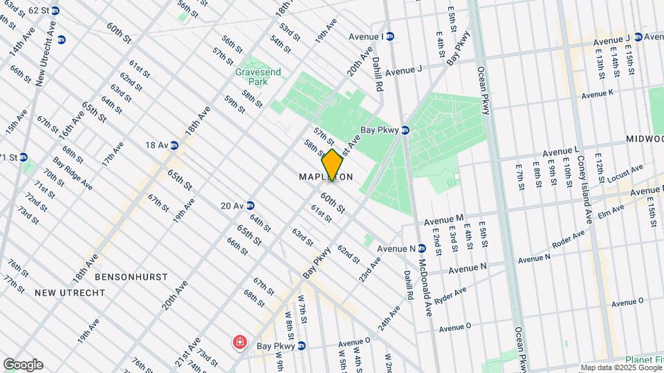 2118 59th St, Unit 2 floor Map and Location Details