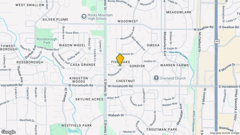 980 Richmond Dr Map and Location Details