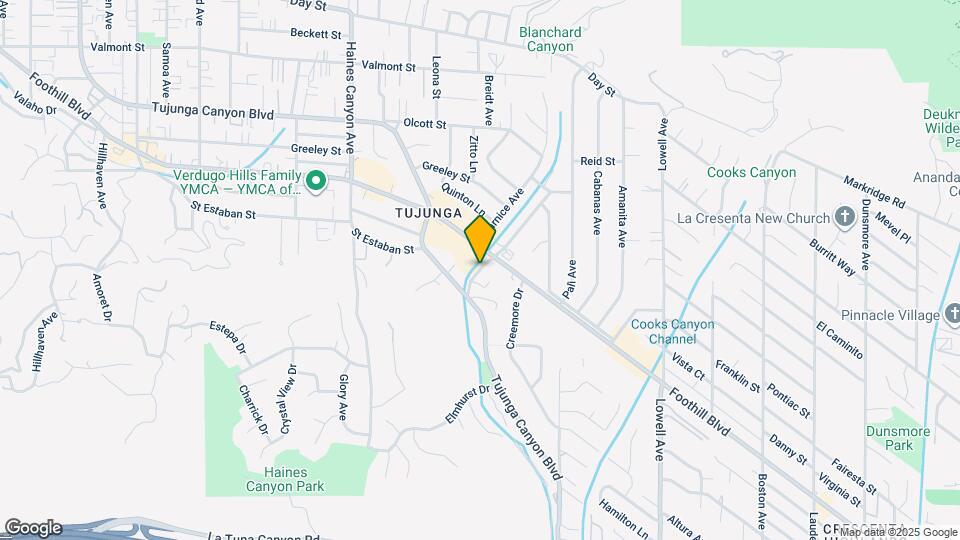 9736 Tujunga Canyon Pl Map and Location Details