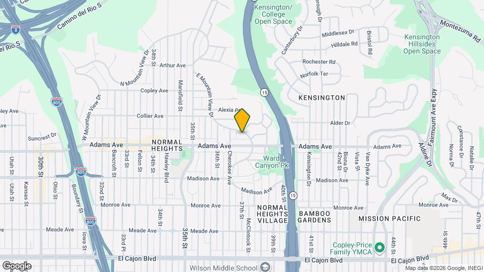 4734 E Mountain View Dr Mapa y Detalles de la Ubicación