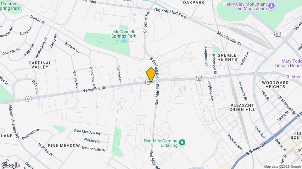 1324 Versailles Rd Mapa y Detalles de la Ubicación