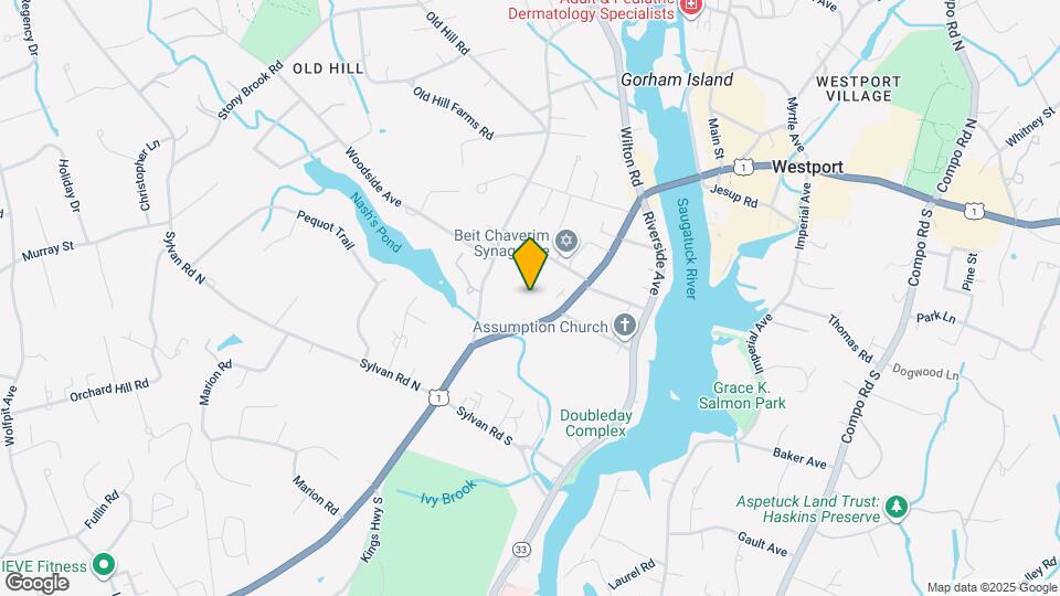 130 Post Rd W Map and Location Details