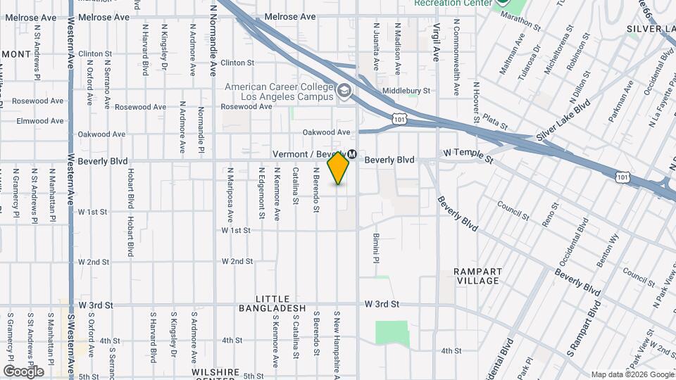 219 N New Hampshire Ave, Unit 219 Mapa y Detalles de la Ubicación
