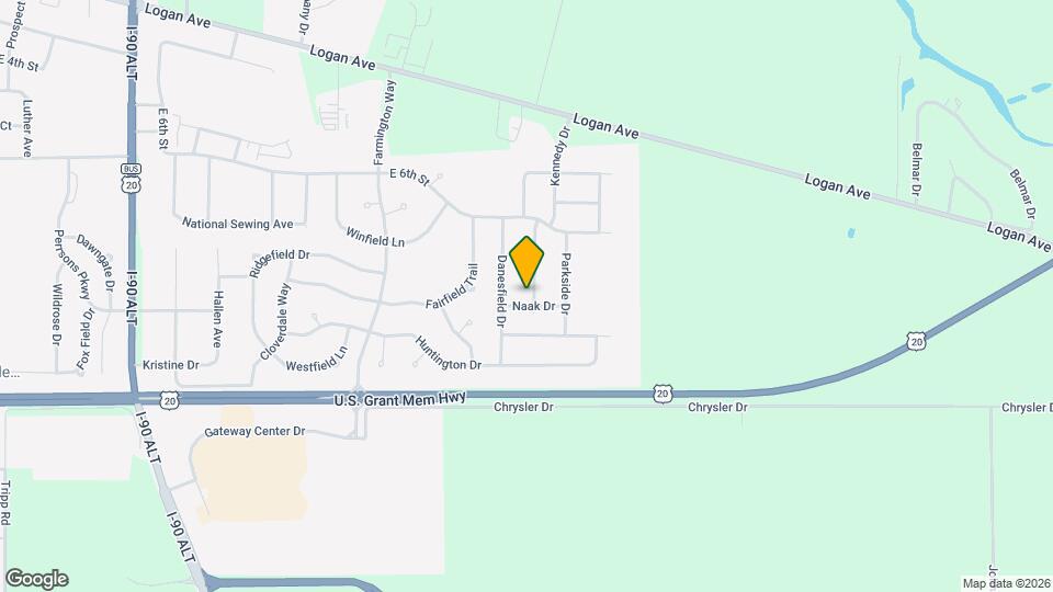 1689 Winterwheat Dr Map and Location Details