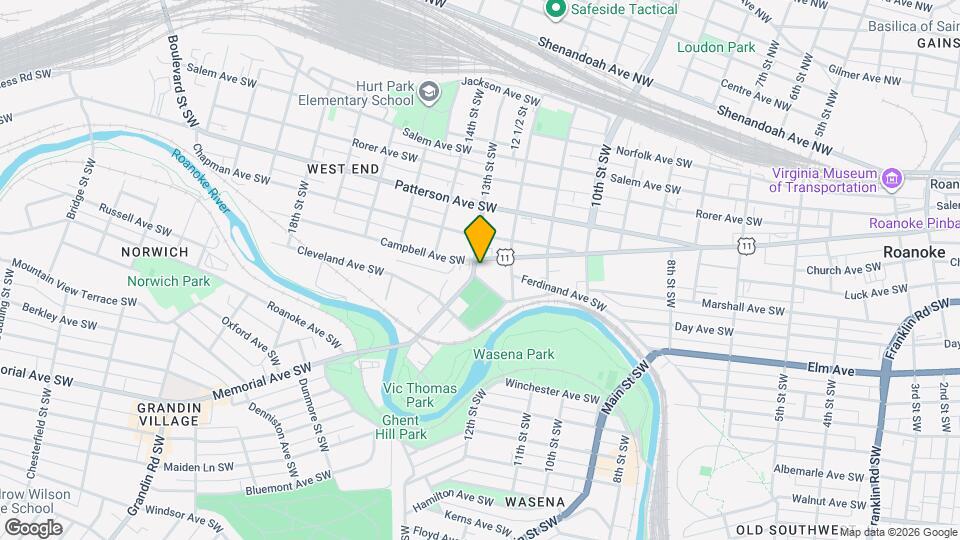 608 13th St SW Map and Location Details