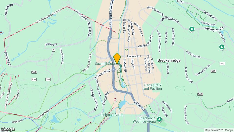 110 South Park Avenue Map and Location Details