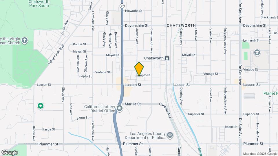 9920 Jordan Ave, Unit 7 Mapa y Detalles de la Ubicación
