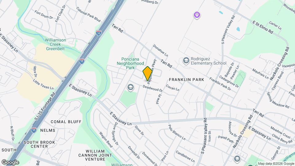 5308 Peppertree Pkwy Map and Location Details