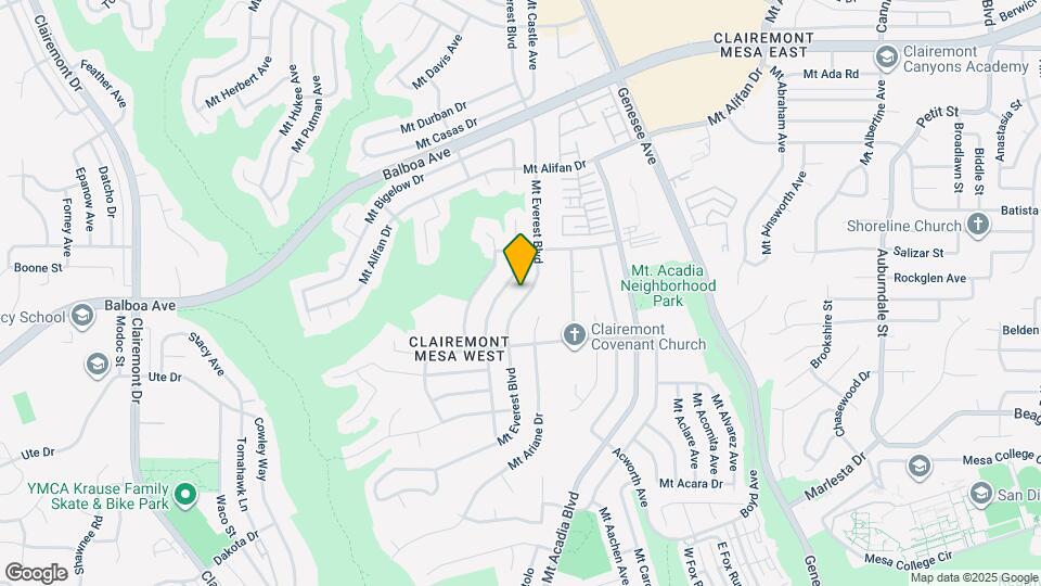 3920 Mt Everest Blvd Map and Location Details