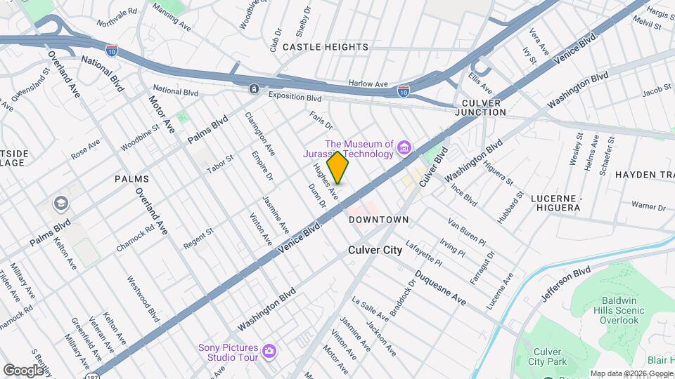 3762 Hughes Ave, Unit 312 Mapa y Detalles de la Ubicación