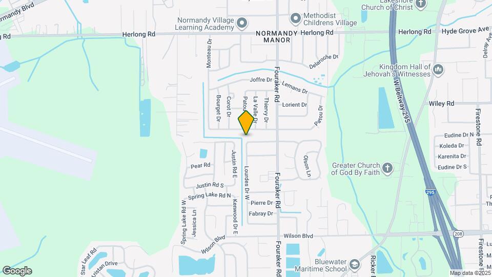 8095 Lourdes Dr W Map and Location Details