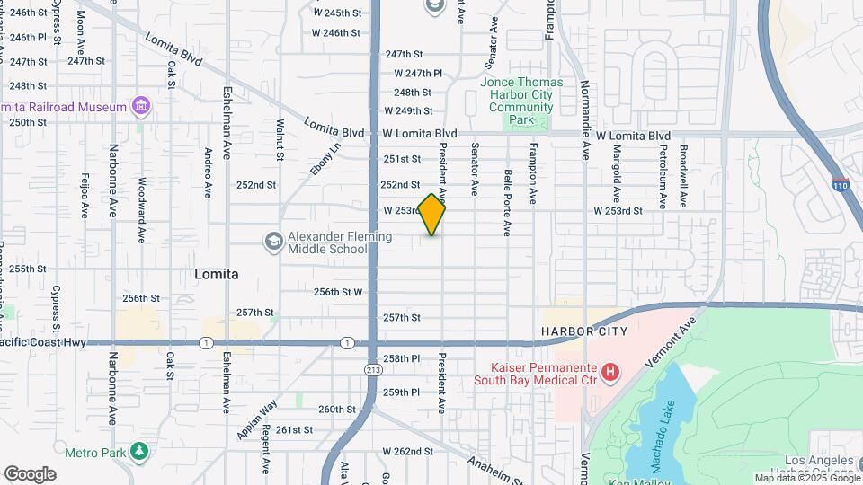 1614 254th St, Unit 2 Map and Location Details
