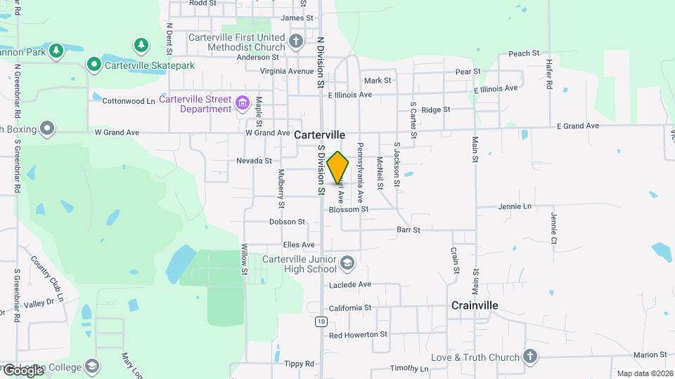 401 Missouri Ave Map and Location Details