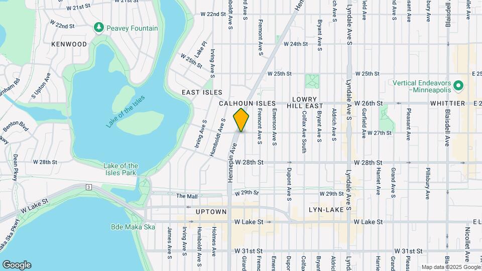 1325 West 27th St Map and Location Details