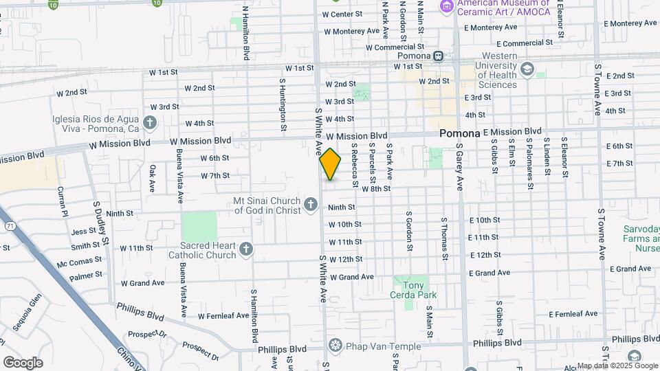 869-875 W 8th St Map and Location Details