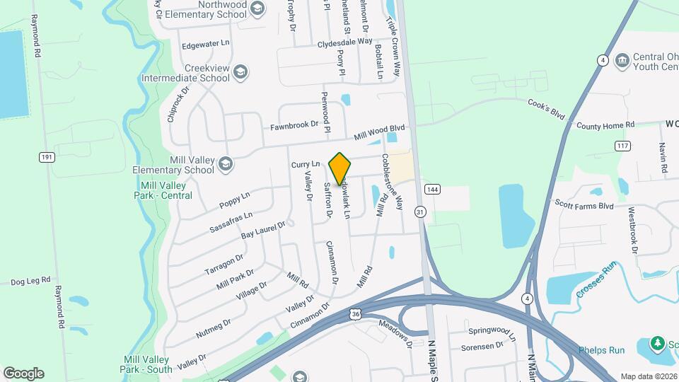 1582 Meadowlark Ln Mapa y Detalles de la Ubicación