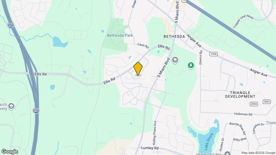 202 Hidden Springs Dr Map and Location Details