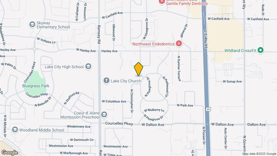 6001 N Pinegrove Dr Map and Location Details
