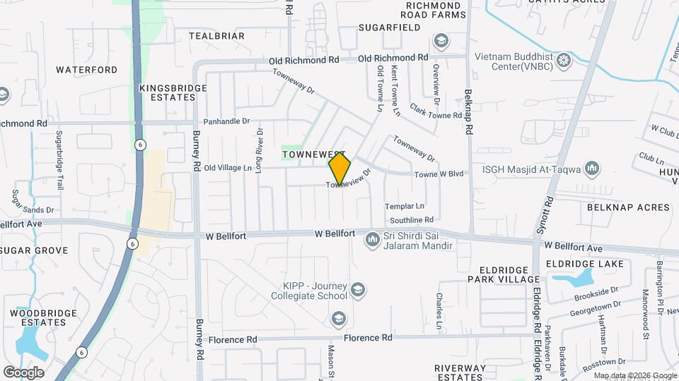 10406 Townhall Ln Map and Location Details