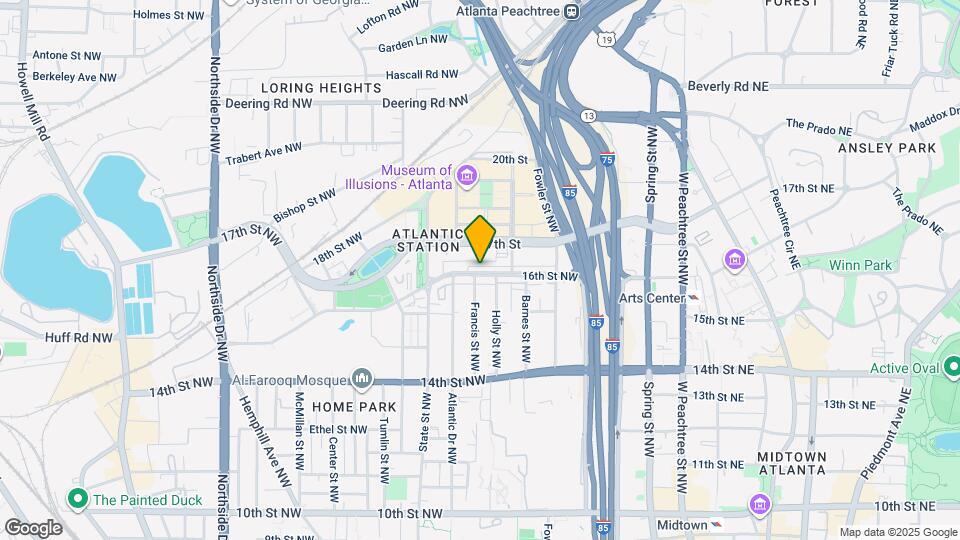 223 16th St NW Map and Location Details