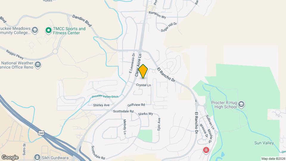 3951 Clear Acre Ln Map and Location Details