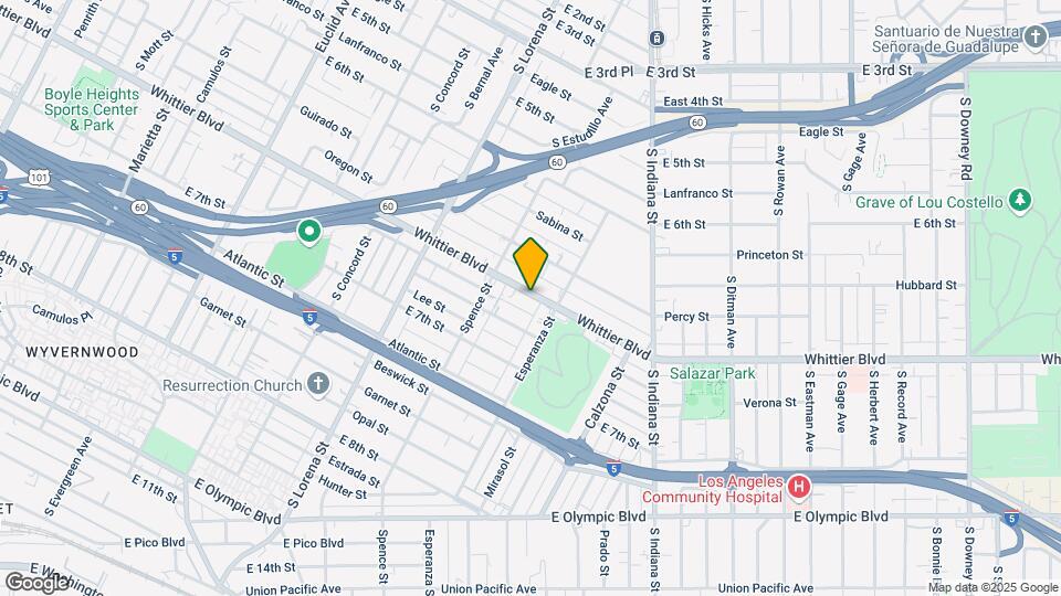3552 Whittier Blvd Mapa y Detalles de la Ubicación