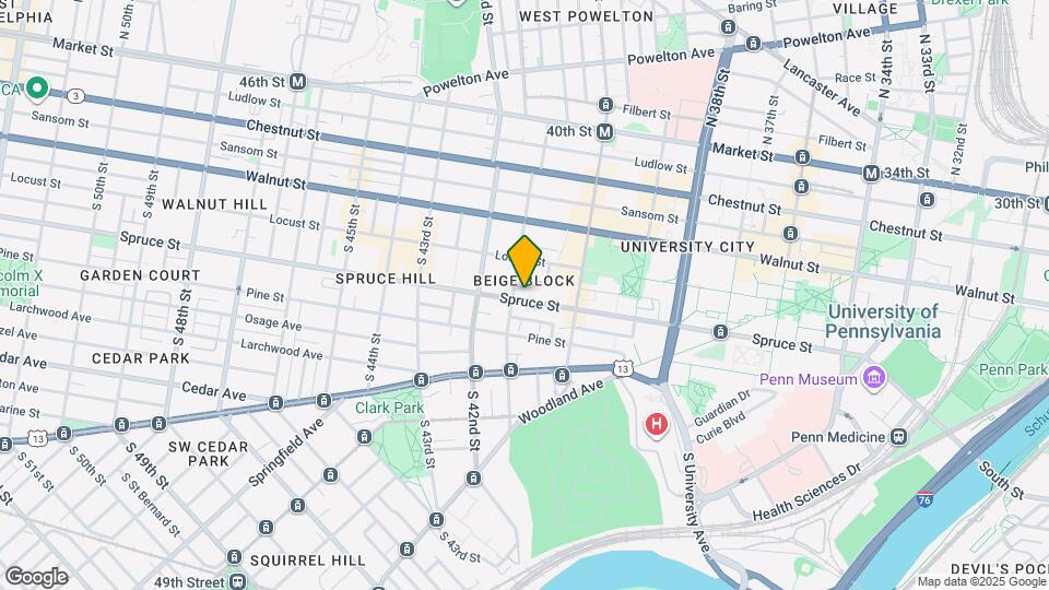 4051 Spruce St, Unit 1F Mapa y Detalles de la Ubicación