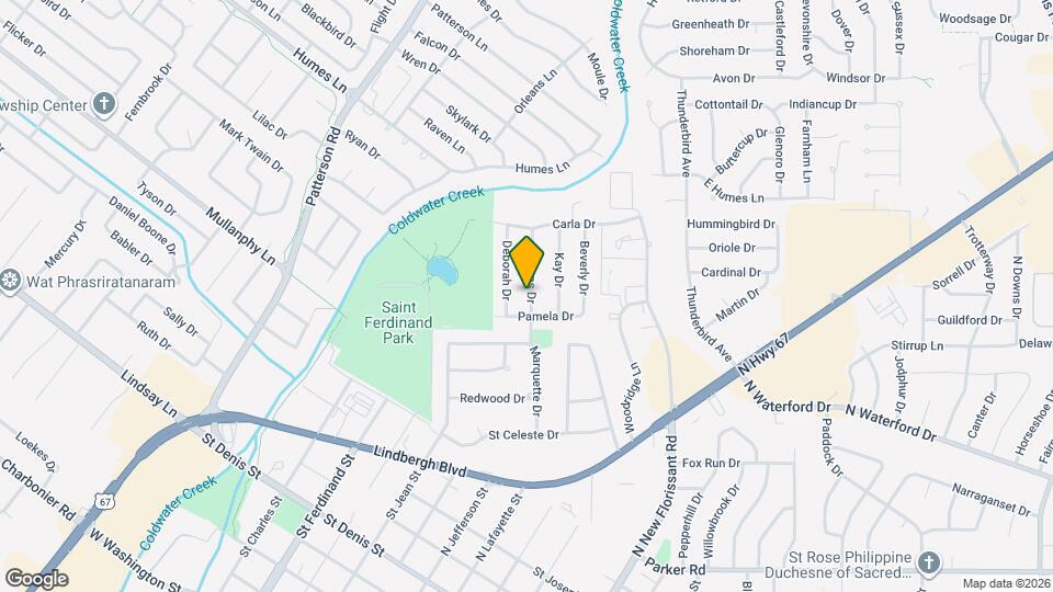 1665 Queens Dr Map and Location Details